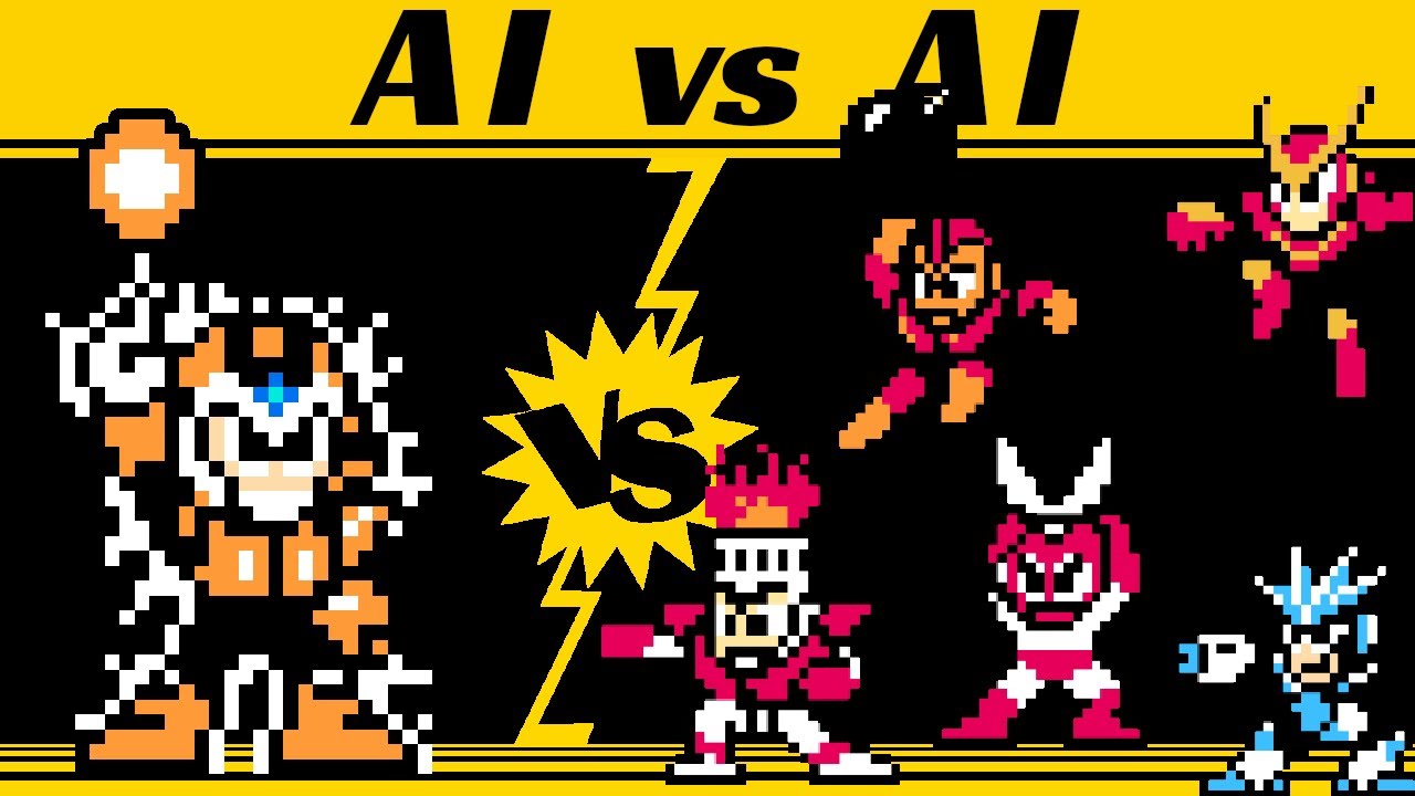 Pharaoh Man VS Robot Masters | Mega Man CPU Battle