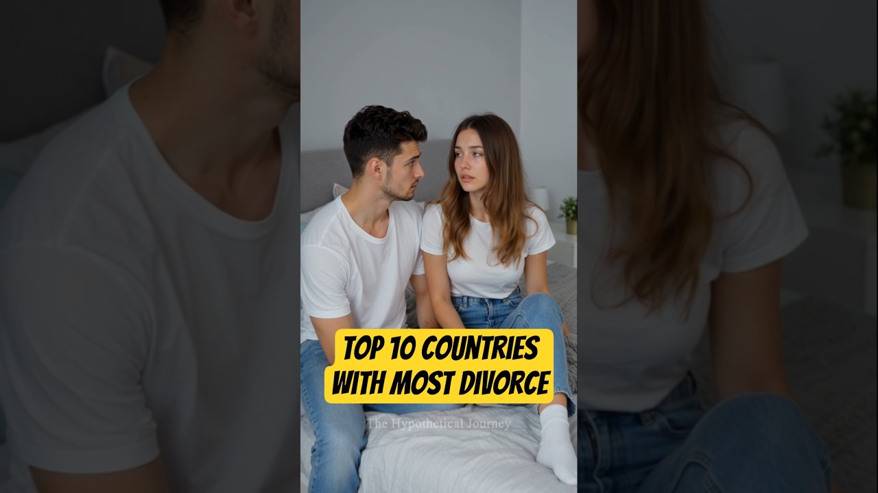 Top 10 countries with most divorce 