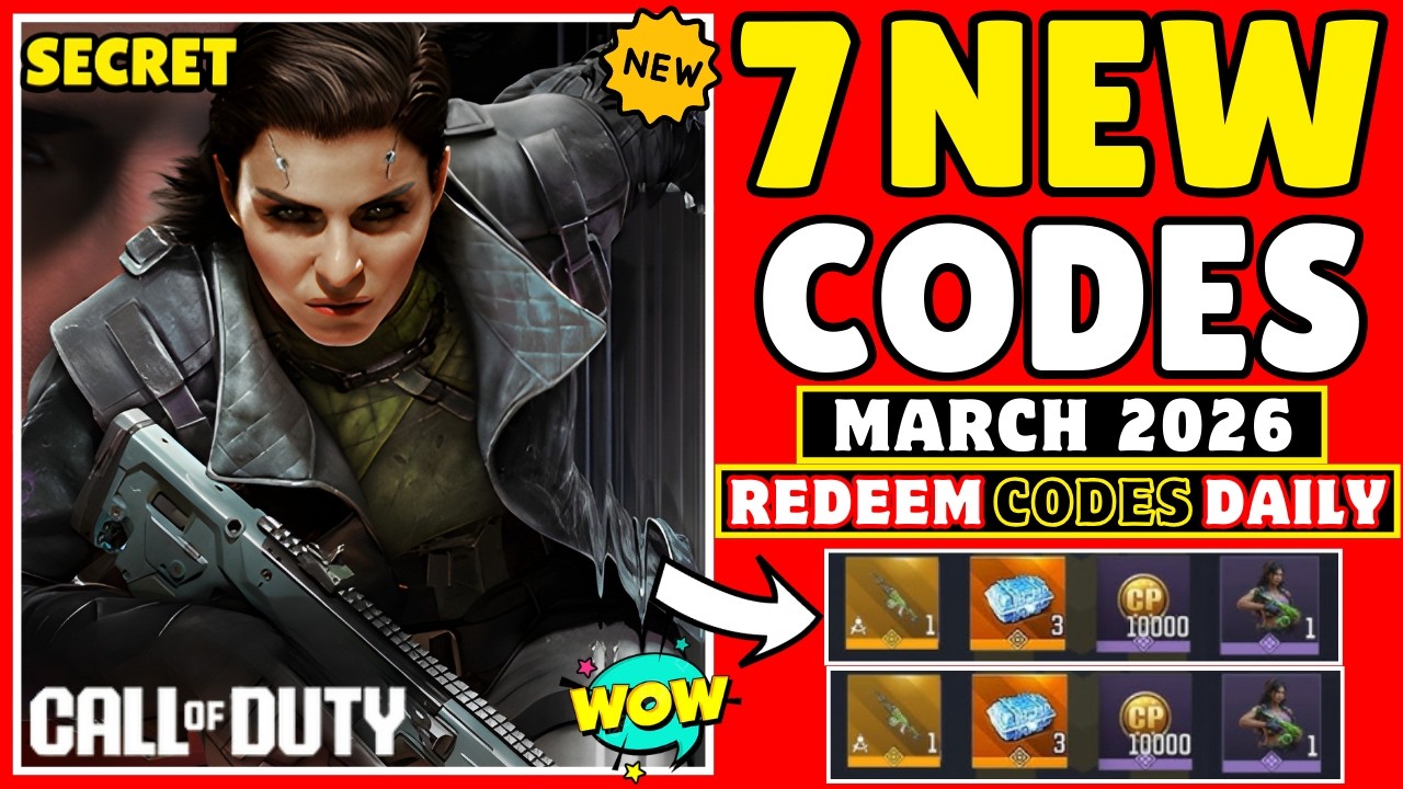 *FRESH CODES* CALL OF DUTY MOBILE REDEEM CODES IN MARCH 2026 | CODM CP CODES | COD MOBILE CODES