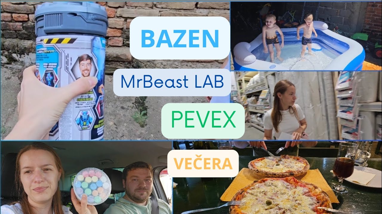 Ljeto, bazen i Pevex avantura | Obiteljski vlog
