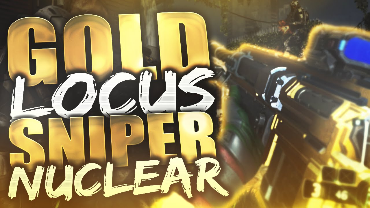 Black Ops 3: Locus Sniper Nuclear W/ Gold Camo! (Black Ops 3 Sniper Nuclear)
