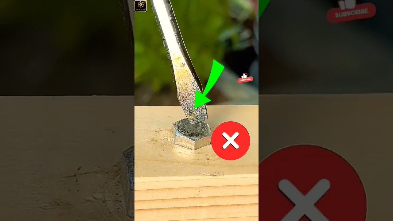 Comment retirer facilement un boulon bloqué avec une astuce incroyable