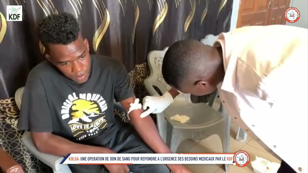 KOLDA: UNE OPERATION DE DON DE SANG POUR REPONDRE A L’URGENCE DES BESOINS MEDICAUX PAR LE KDF