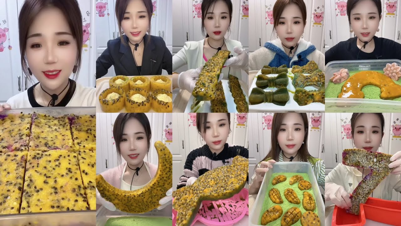 YY CHEWY PASSION FRUIT ICE / SOFT ICE EATING ASMR