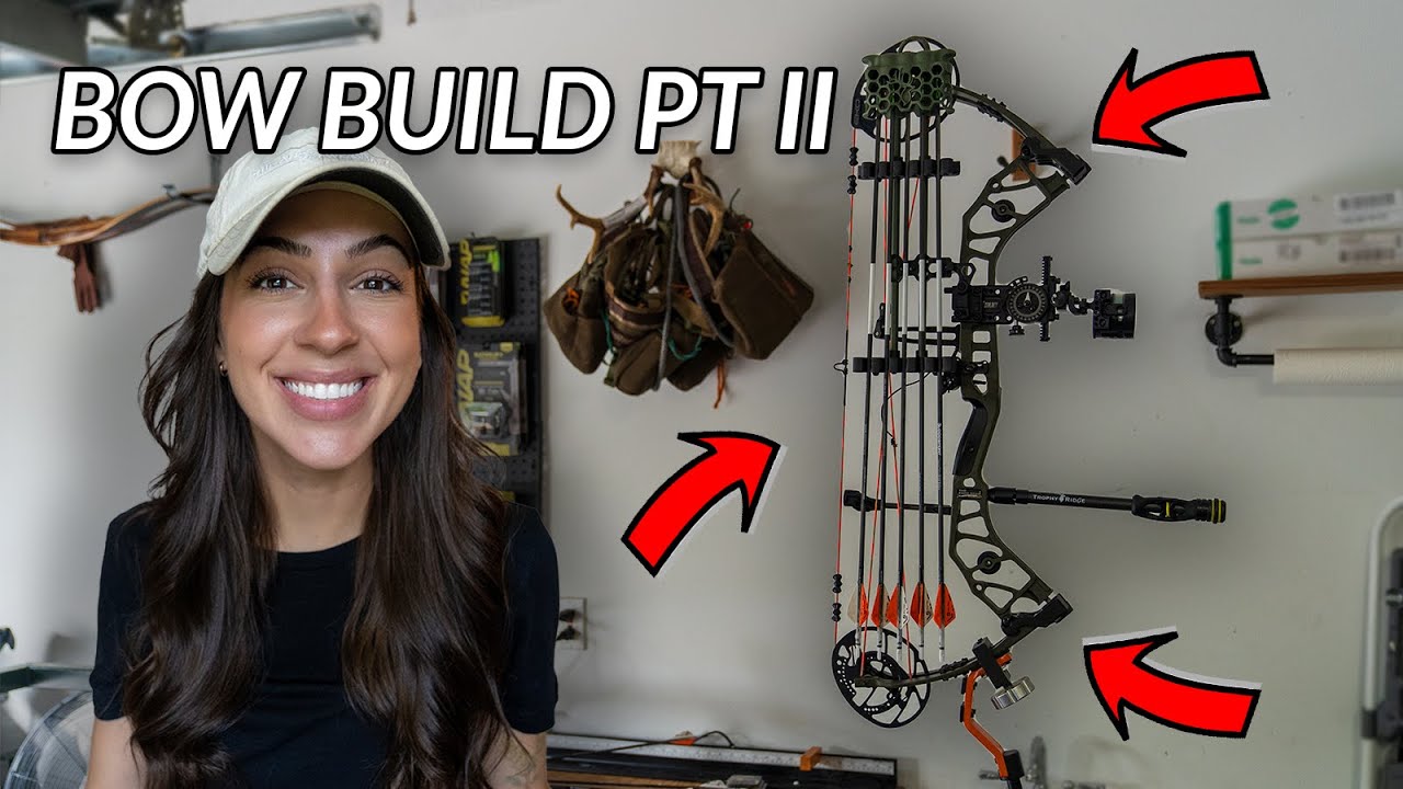 New Compound Bow Build - At Home Archery Shop * PART 2 *