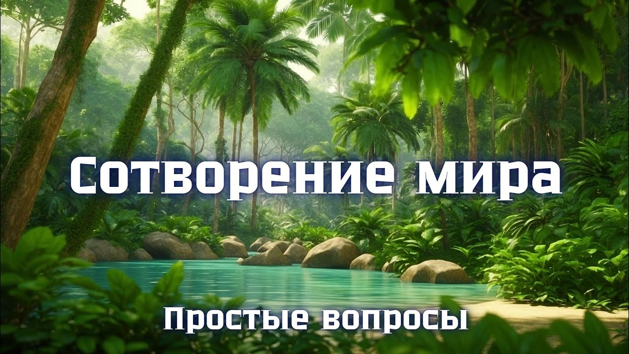Простые Библейские вопросы по теме сотворения мира 