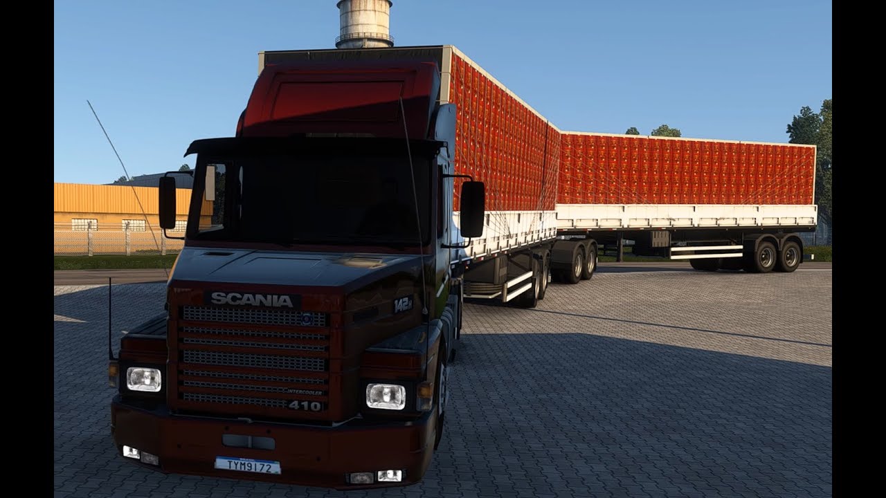 Ets2 Scania me fez passar sufoco na subida
