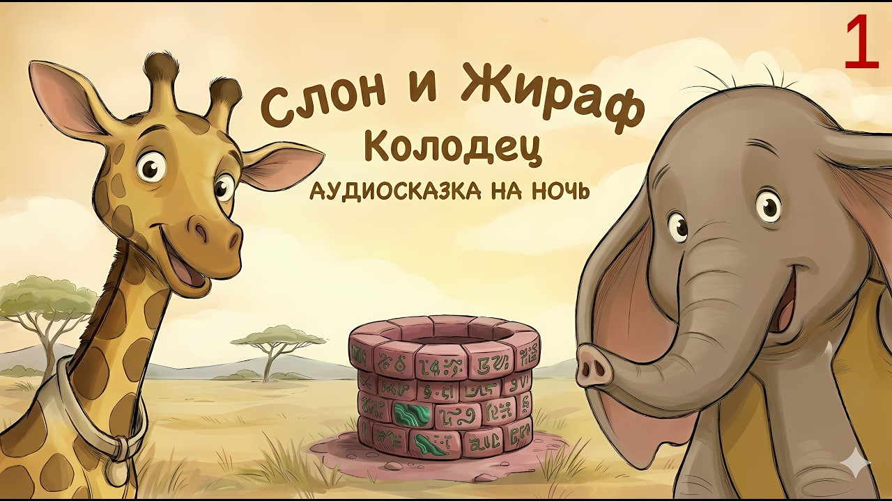 Слон и Жираф (Часть 1) Аудиосказка  — Встречи у колодца #СИЖистории