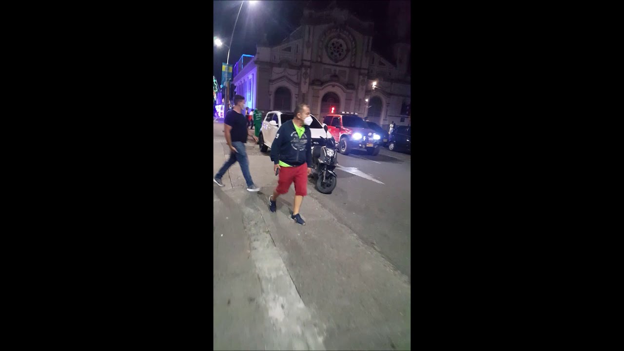 Night walk Ibague Colombia