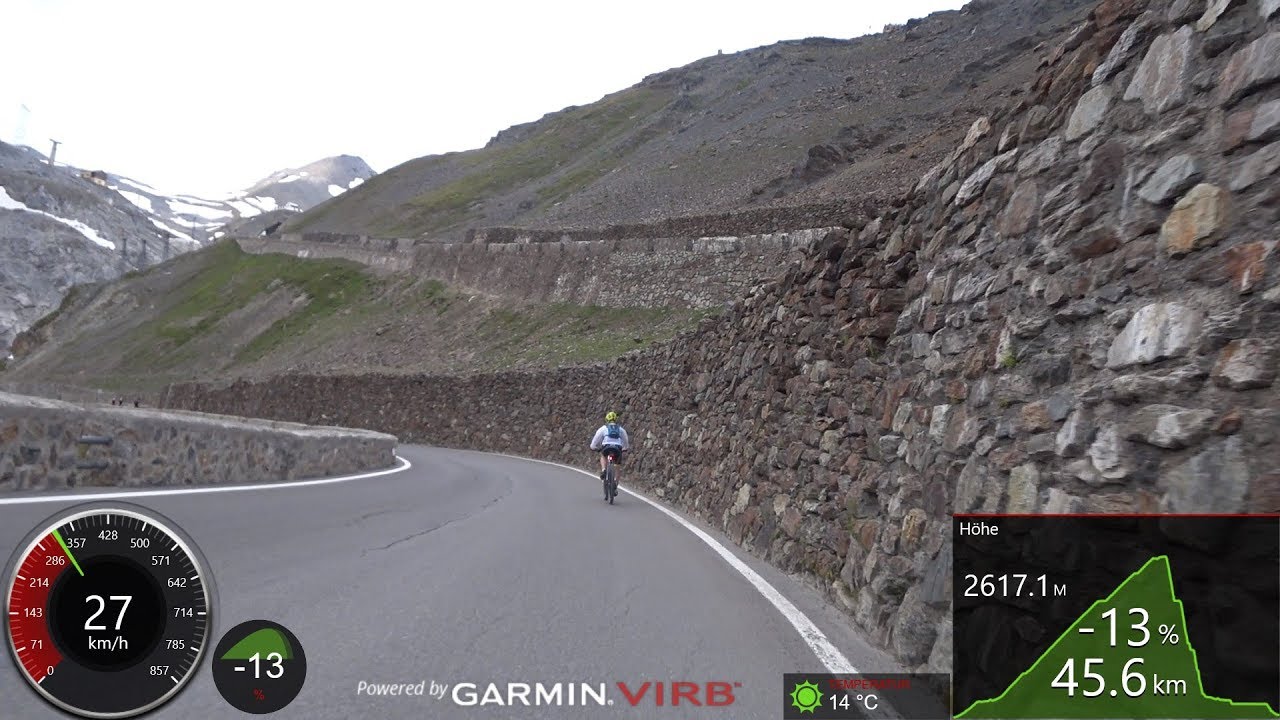 150 Minute Virtual Uphill Cycling Training Stilfser Joch - Passo Stelvio Italy Ultra HD 4K Video
