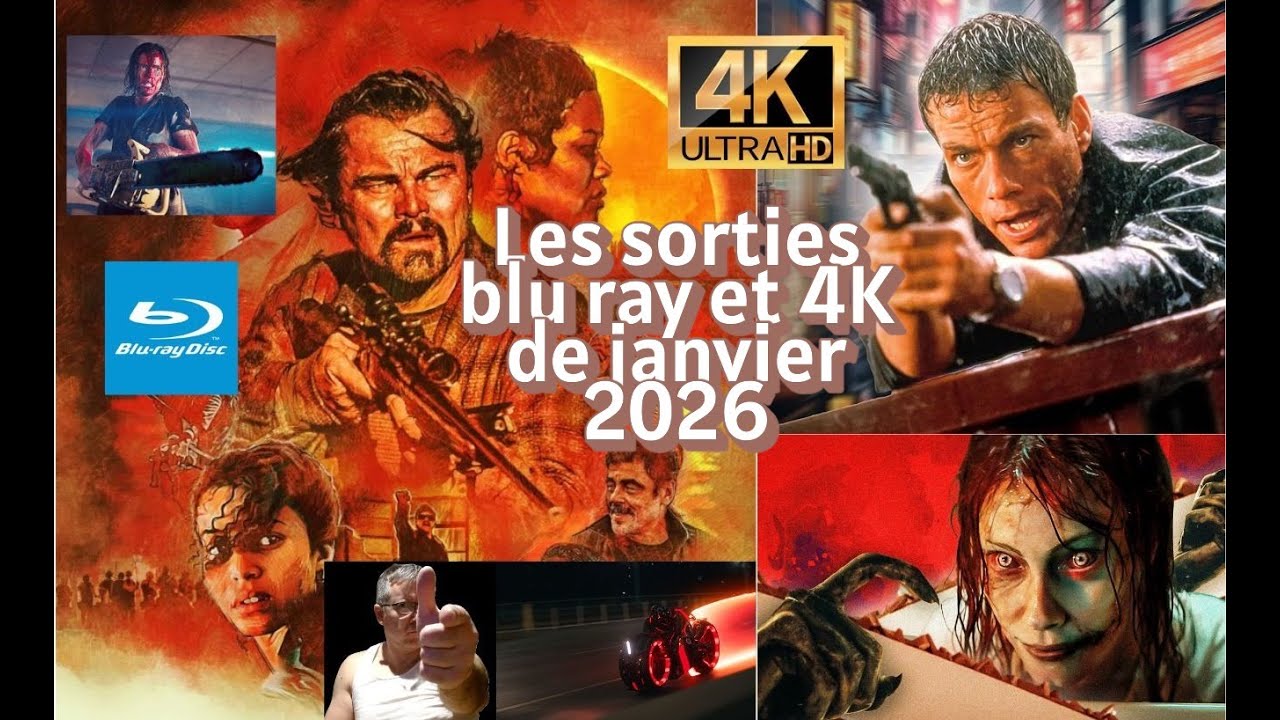 Les sorties blu ray et 4K de janvier 2026