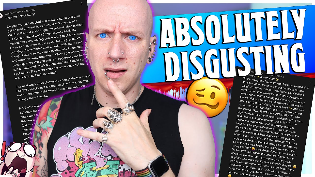 Piercer RIPPED My Nipple Piercing & LAUGHED | Piercing & Tattoo Horror Stories | Roly Reacts