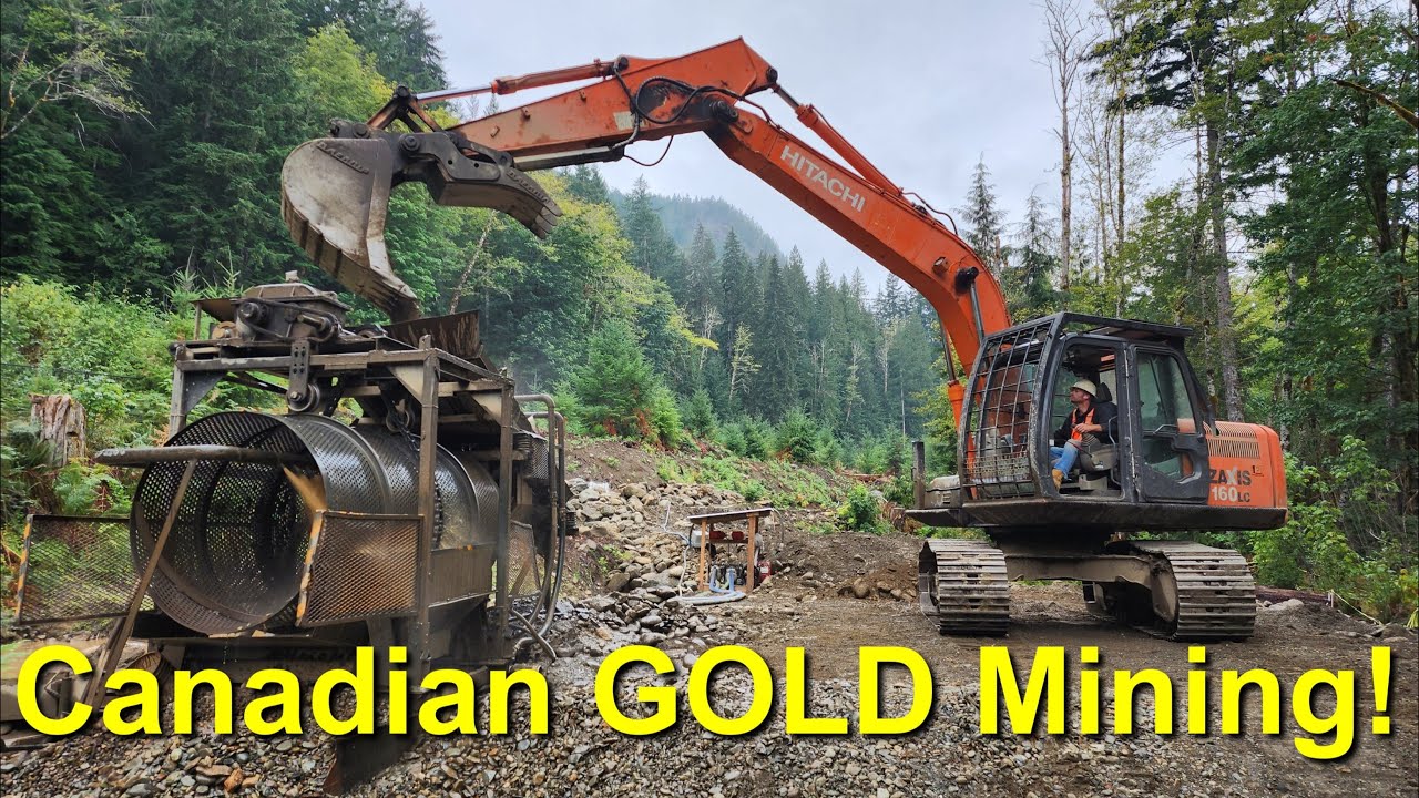 Real Canadian Gold Mining With @ANDYTHRAXX