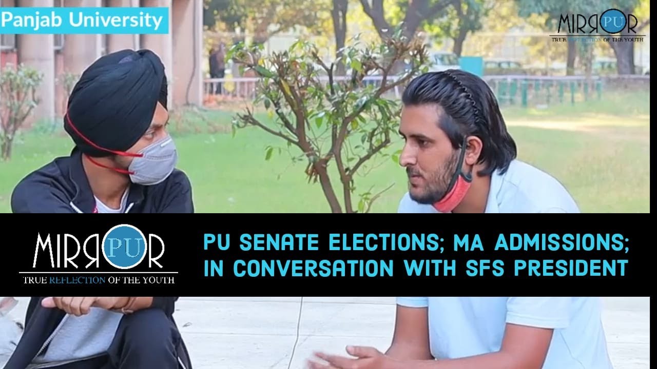 PU Senate Election; MA Admissions; In conversation with SFS President.