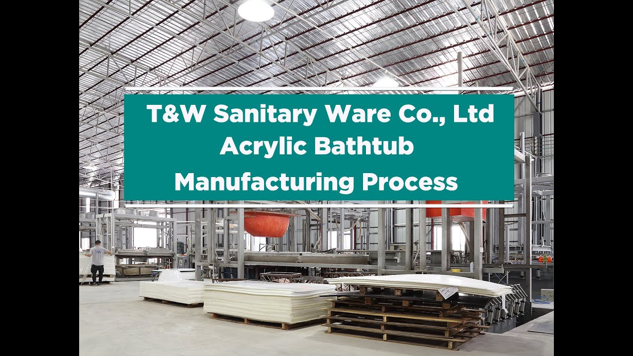 How It's Made: Acrylic Bathtub Manufacturing Process - China Professional Bathtub Factory - T&W
