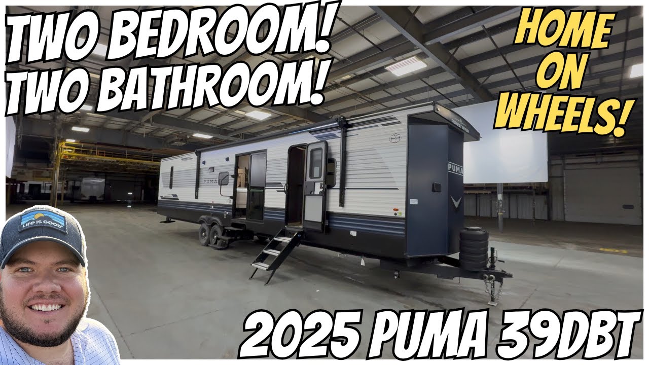 Two Bedroom Two Bath (RV) Home on Wheels | 2025 Puma 39DBT