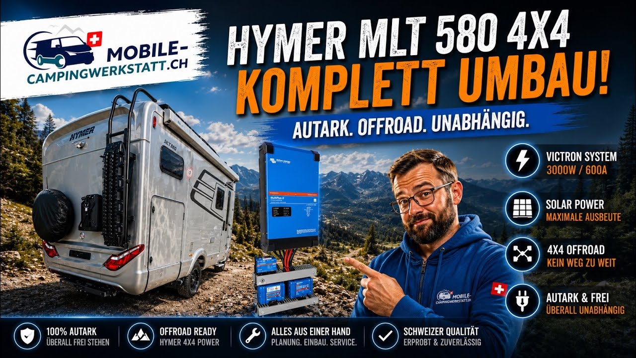 Hymer MLT 580 4x4 Komplett Autarkumbau!