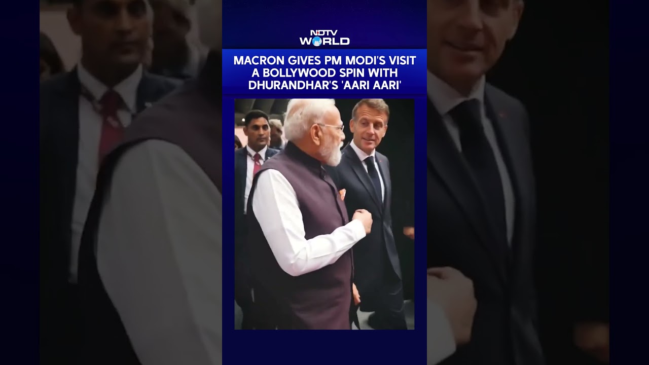 Emmanuel Macron Gives PM Modi's Visit A Bollywood Spin With Dhurandhar's 'Aari Aari'