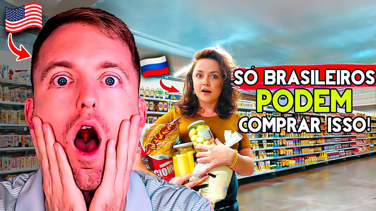 GRINGO REAGE A COMIDAS QUE SÓ TEM NO BRASIL