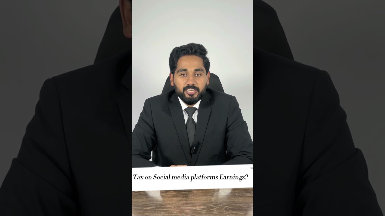Tax on Social Media Earnings | YouTube | Facebook | TikTok | Instagram |
