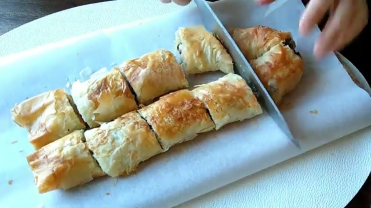 Quick and Easy Turkish Borek Recipe ~ Sarıyer Böreği #sarıyerböreği #turkishborek #pastry
