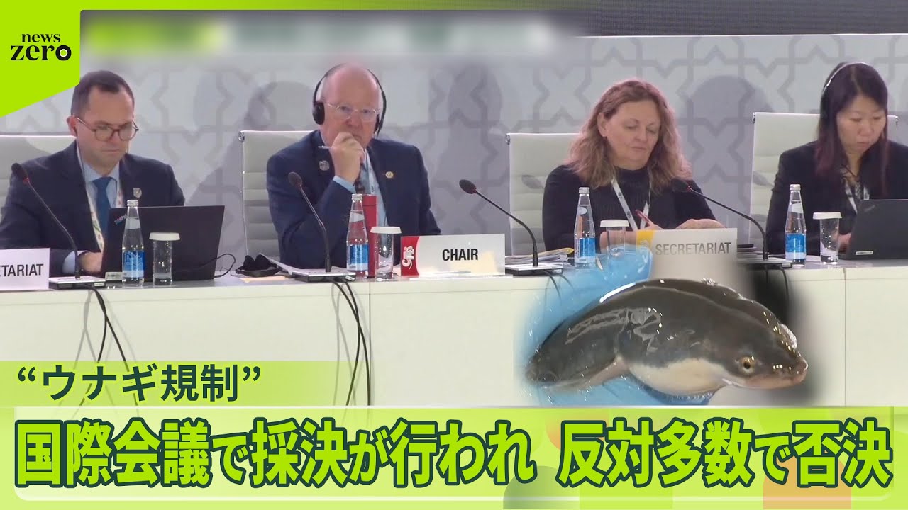 【ウナギの国際取引規制案】反対多数で「否決」　背景に日本政府の&ldquo;働きかけ&rdquo;