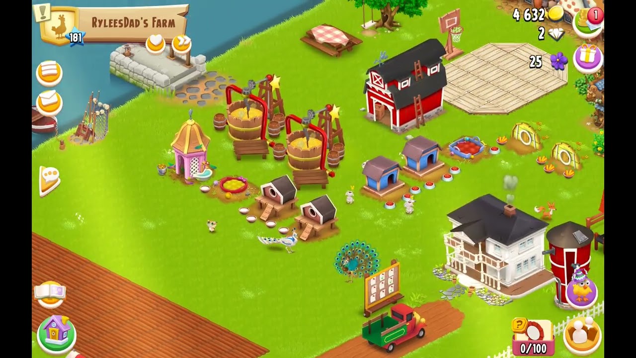 Playing hay day 
