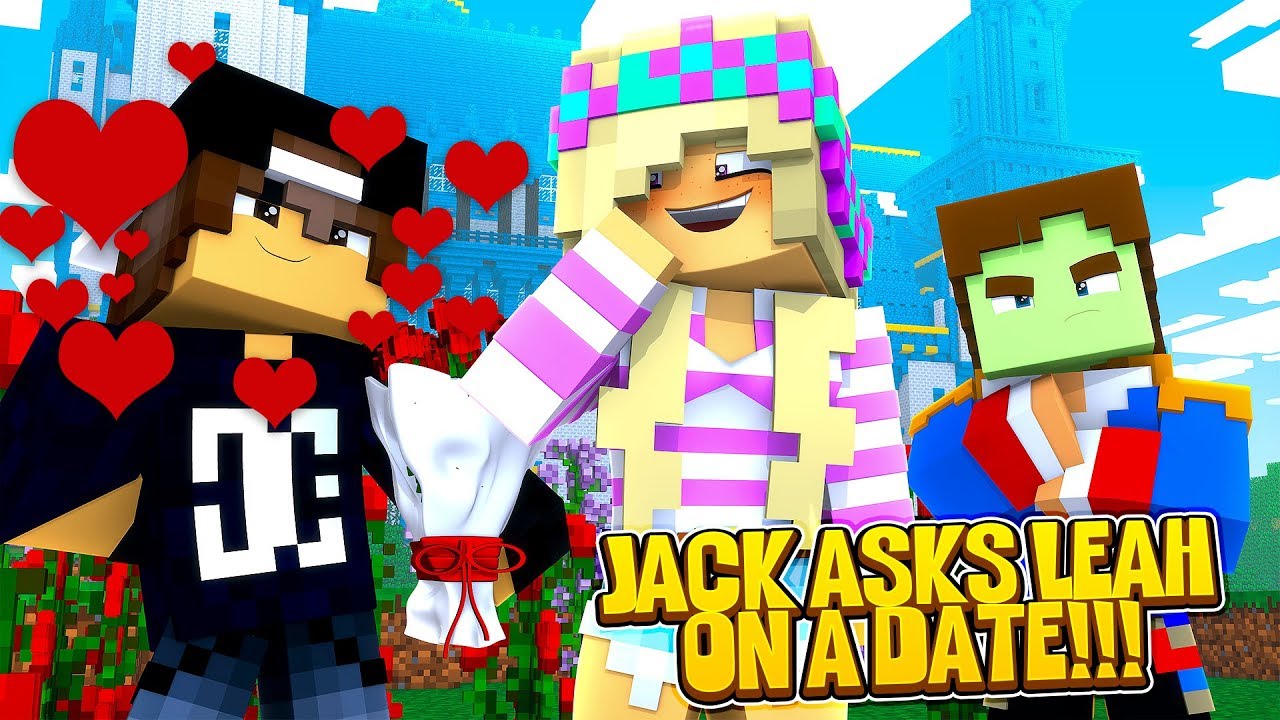 Minecraft LOVE || ROPO'S BEST FRIEND JACK ASKS LEAH ON A DATE-IS LITTLE DONNY JEALOUS???