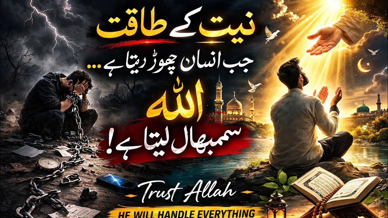 جب نیت صاف ہو تو اللہ راستہ بنا دیتا ہے | Emotional Reminder