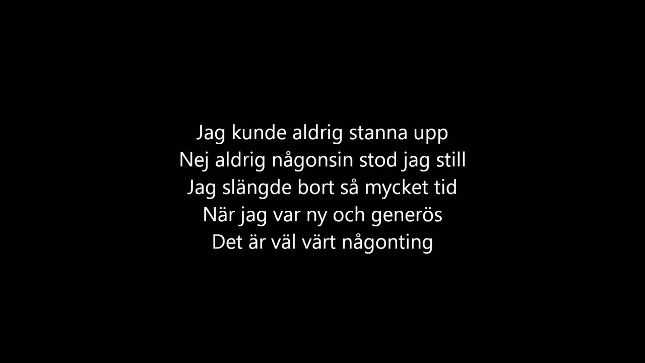 Kent - Passagerare [lyrics]