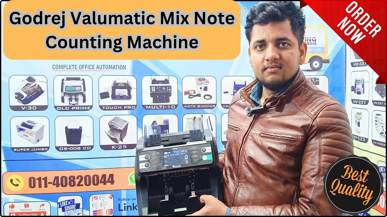 Godrej Valumatic Mix Note Counting Machine 2026 | Godrej Mix Note Counting Machine 2026