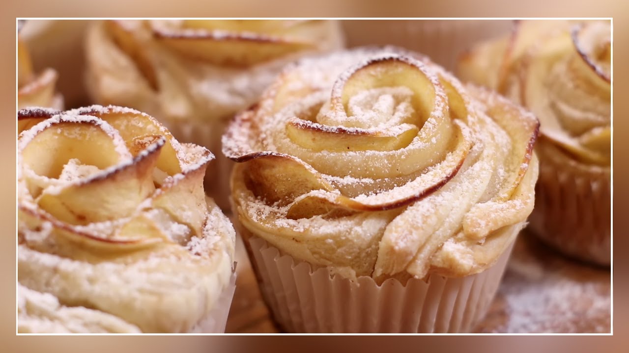Rosa de Manzana y Hojaldre | Receta para San Valentín