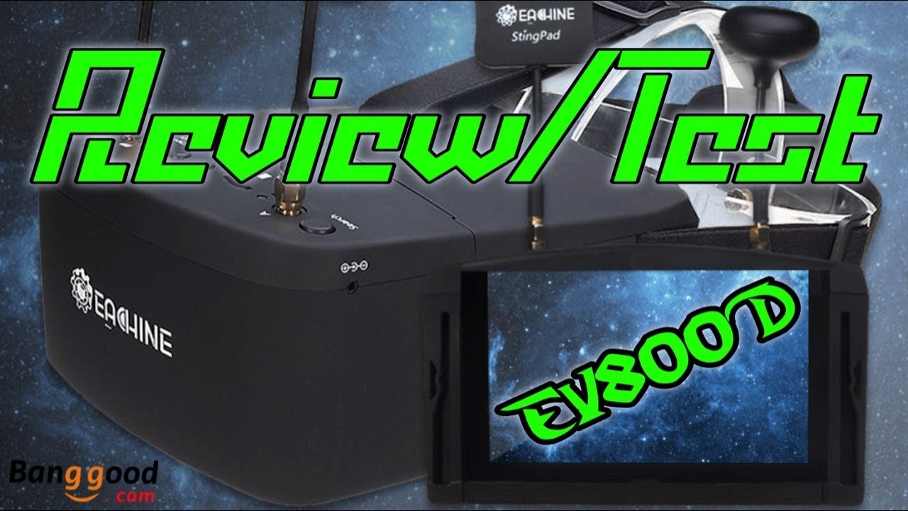 Eachine EV800D Diversity FPV Brille Test/Review | HD+ | Deutsch