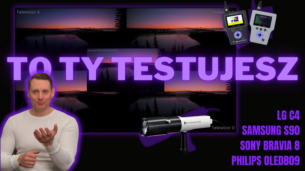 Philips OLED809, LG C4, Sony Bravia 8 oraz Samsung S90D test jakości i funkcji 