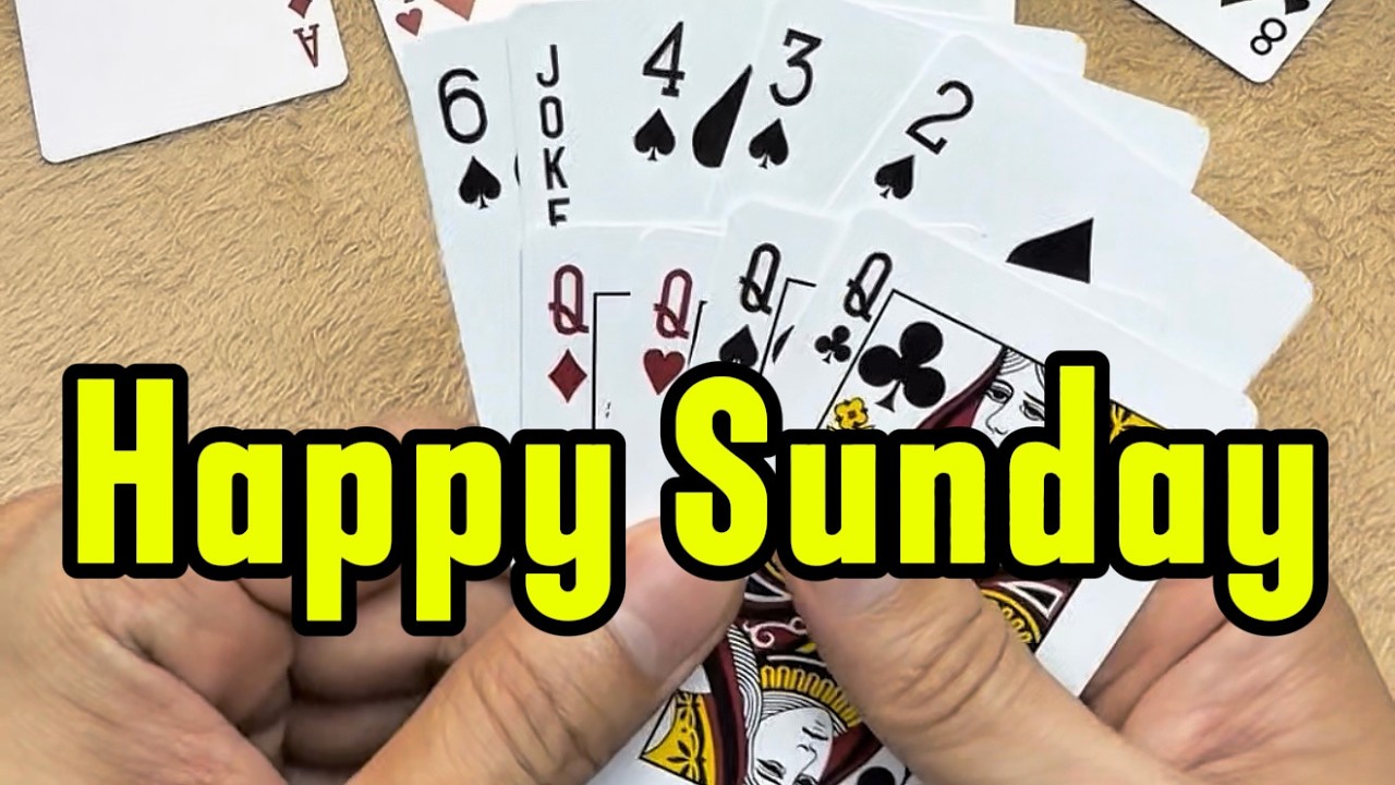 Happy Happy Happy Sunday More Blessings To Come With #pandoy #tongits  #viral