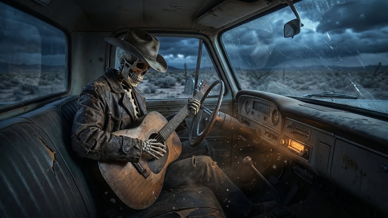 Bones Marked the Final Line – Dark Country Skeleton Outlaw #darkcountry
