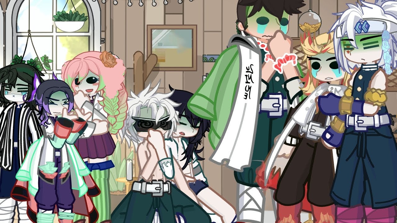 A hashira hangout, but they're Drunk?!//A little Sanegiyu//UzuRen?//Poor Gyomei ;-;
