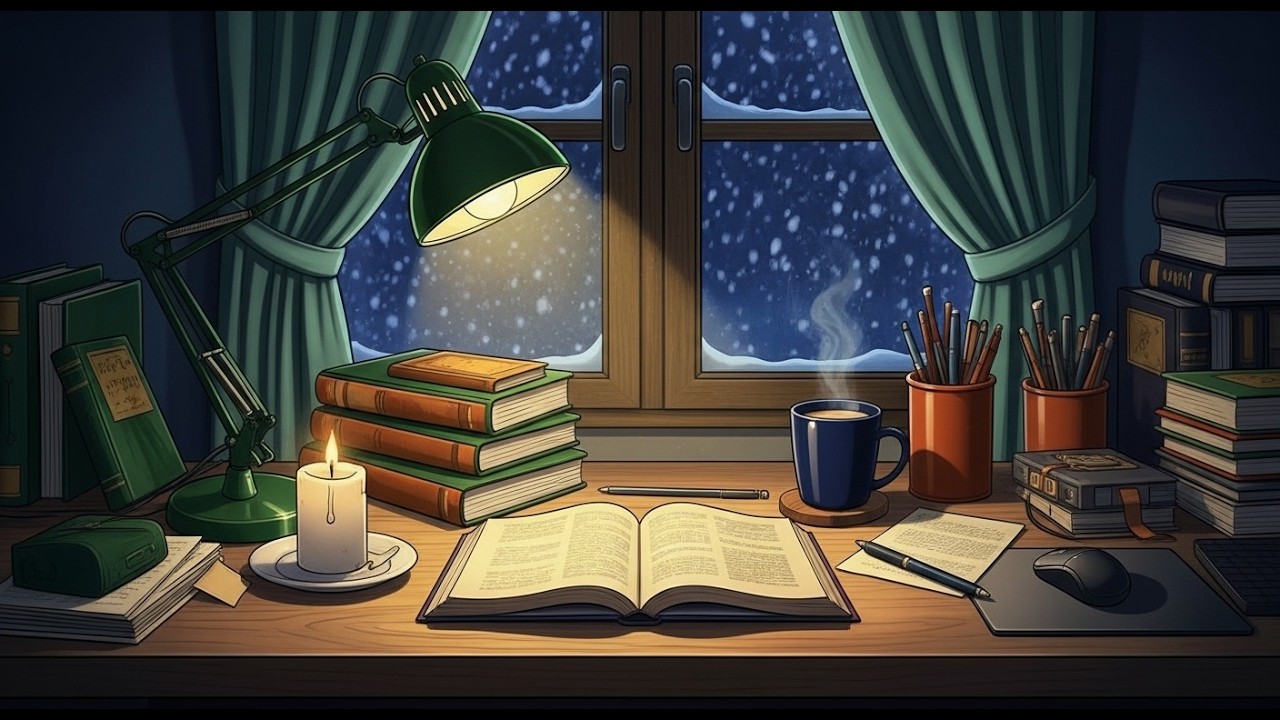 Winter Lofi Chillhop ❄️ Cozy Beats for Late-Night Study & Focus