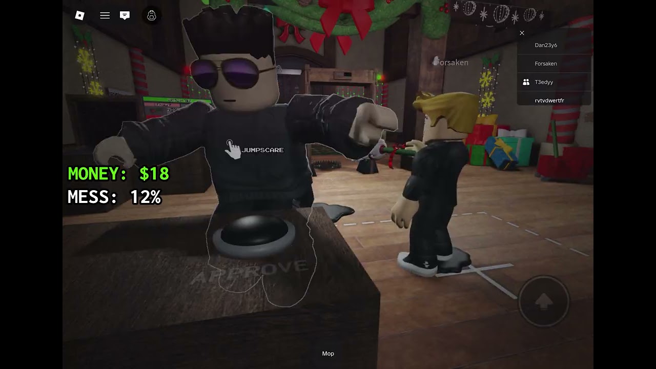 A scary game of Santa