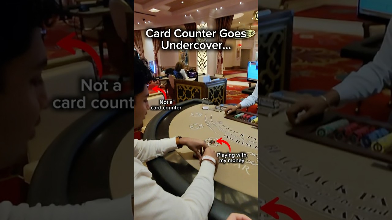 Blackjack Card Counter Goes Undercover in High Limit Room!