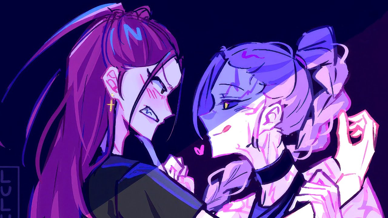 Kiss Me Already 😏┃Zoey x Rumi x Mira (Polytrix)┃Kpop Demon Hunter Comic Dub