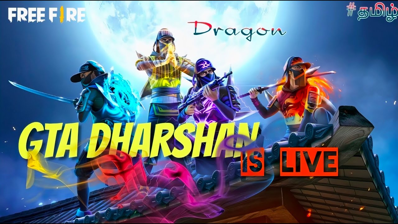 Sunday Special Free fire 🔥 Live Tamil On GTA Dharshan