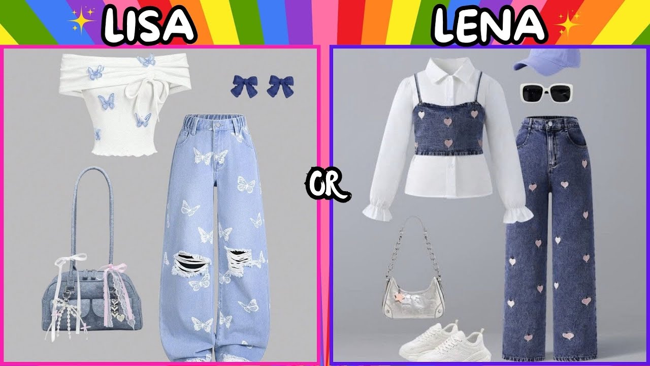 LISA or LENA: Choose Your Favorite Accessories, Outfits, Nailarts & more