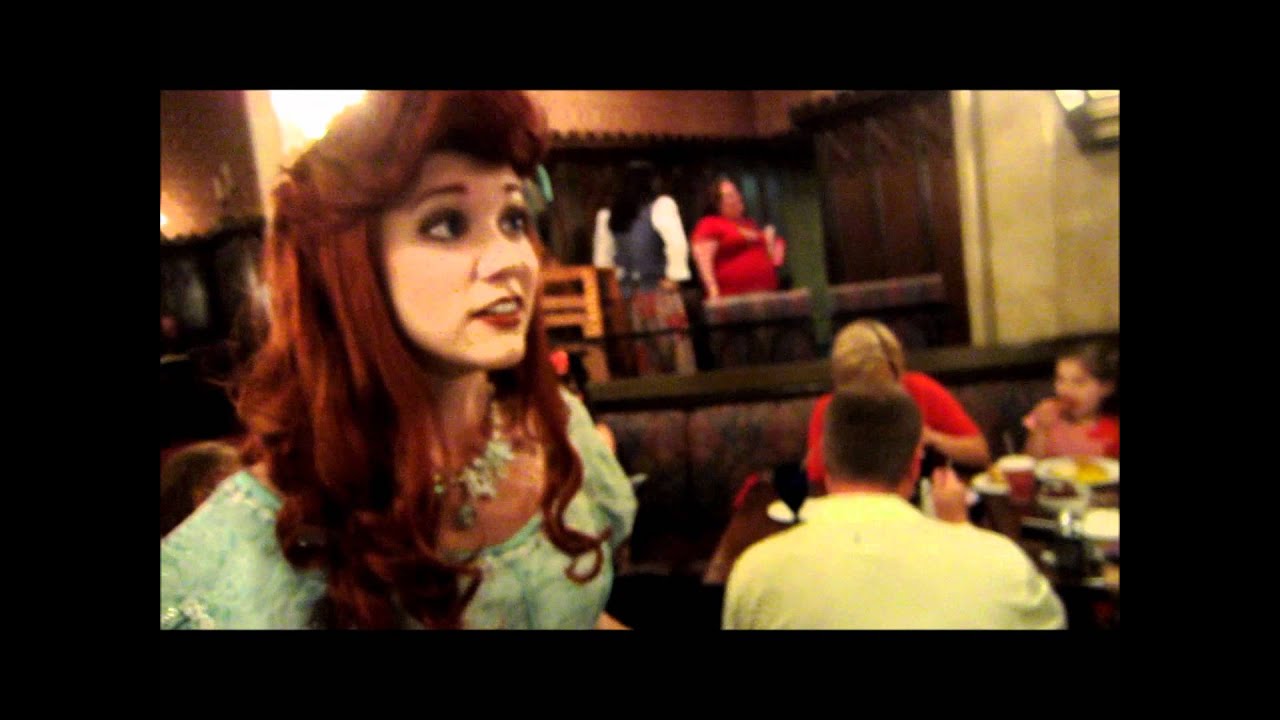 Tommy Des Brisay Ariel at the castle and she gives him a kiss!