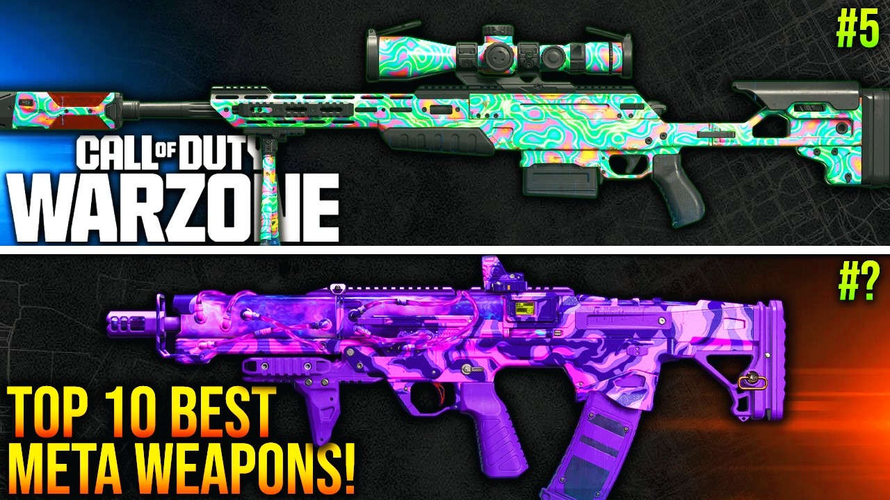 WARZONE: New TOP 10 BEST META LOADOUTS After Update! (WARZONE META Weapons)