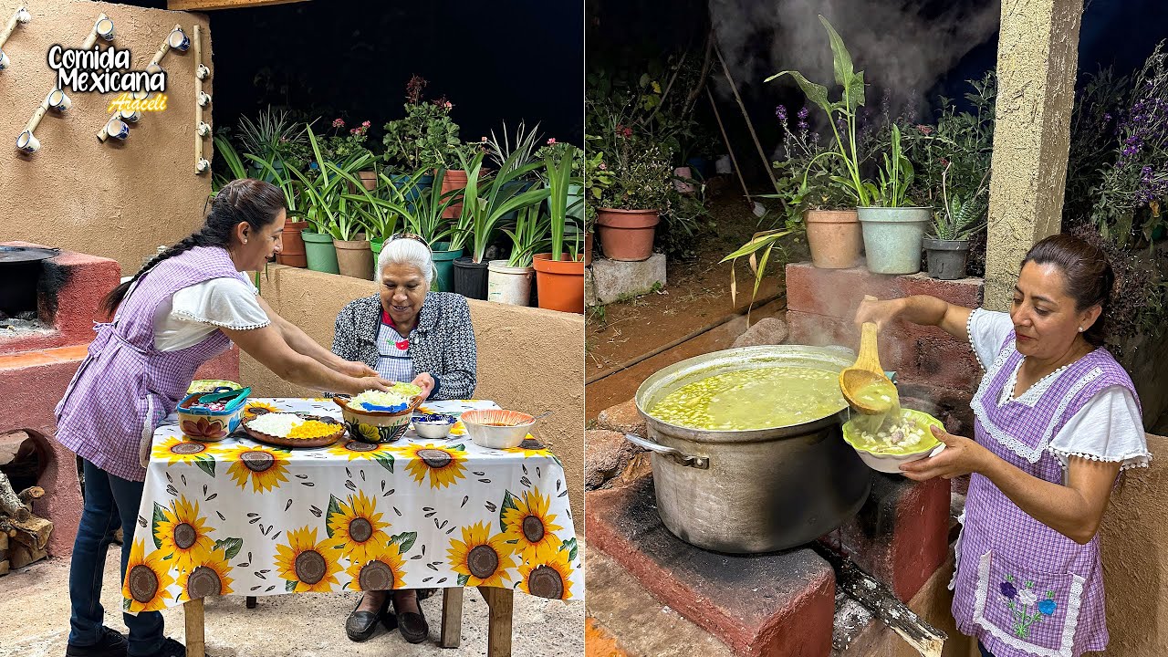 Sorprendí a Mi Suegra Para Festejar su Cumpleaños con un Pozole Verde
