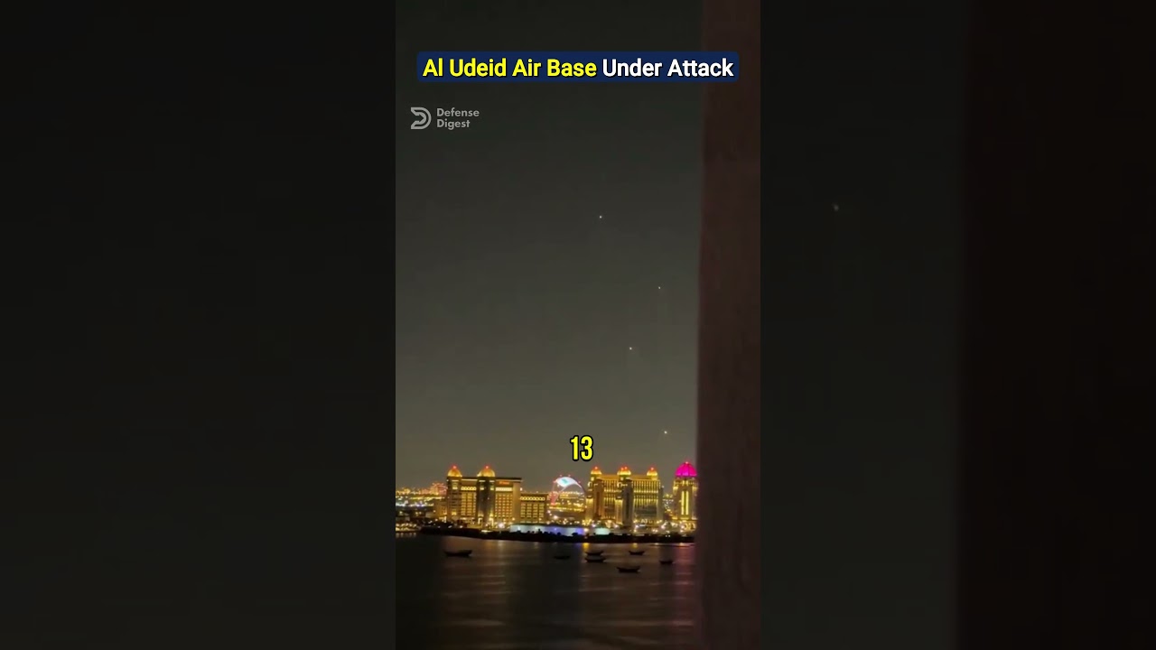 Al Udeid Air Base Under Missile Attack