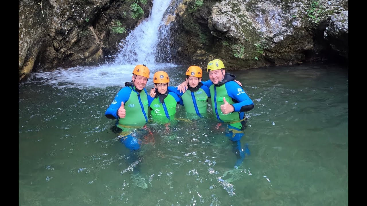 Epic Canyoning Adventure in Slovenia – Father & Son & Friends in Sušec Gorge (2025.07)