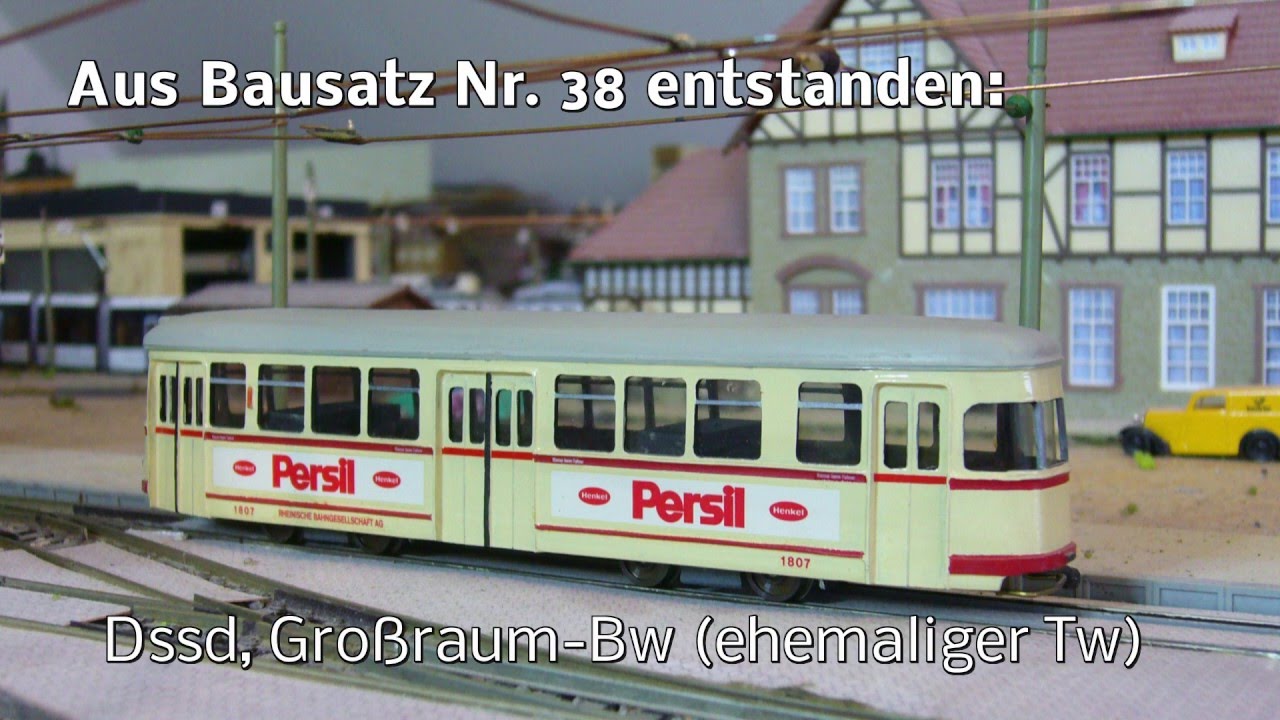 Meine Bec-Kits Straßenbahnmodelle in H0/00