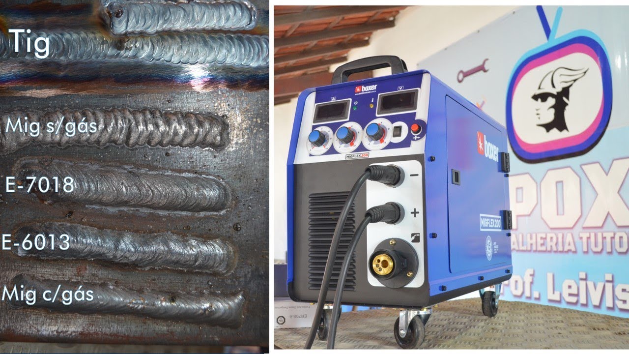 4 em1😱 MIG FLEX 200 BOXER -  ESSA derrete como a LAVA do Vulcão!